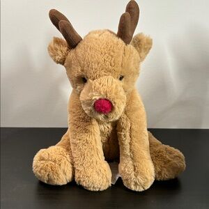 Rare/Jellycat Tan and Brown Reindeer Plush